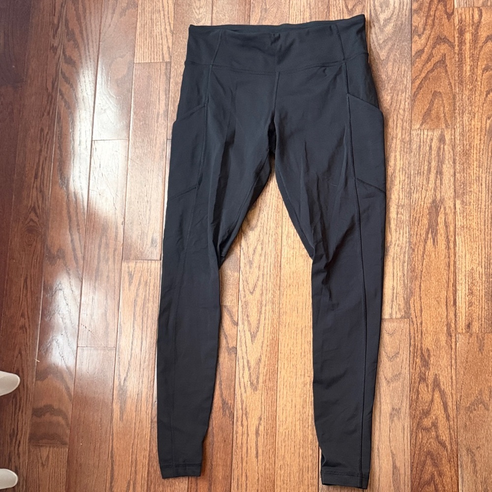 Lululemon High-Waist Athletic Leggings with mesh